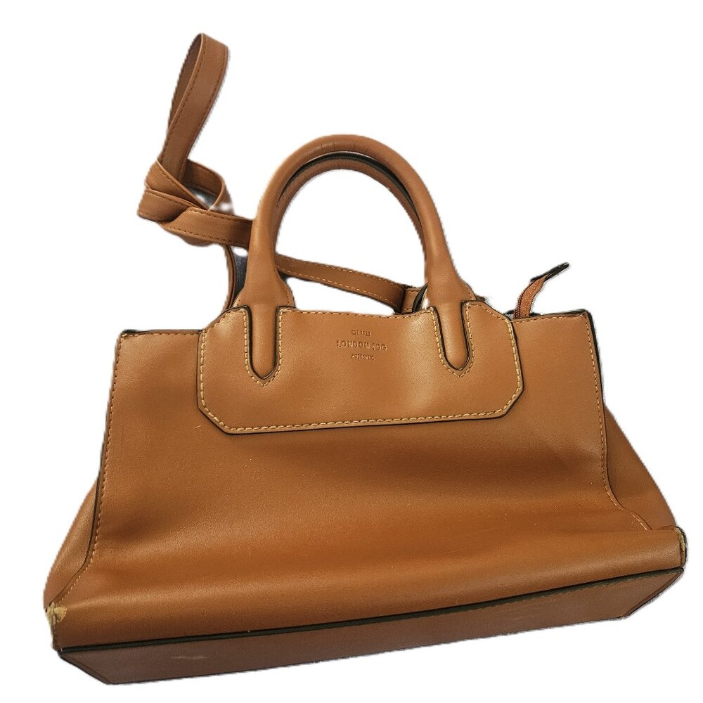 London Fog Women's Bag Crossbody Handbag Purse Satchel Brown